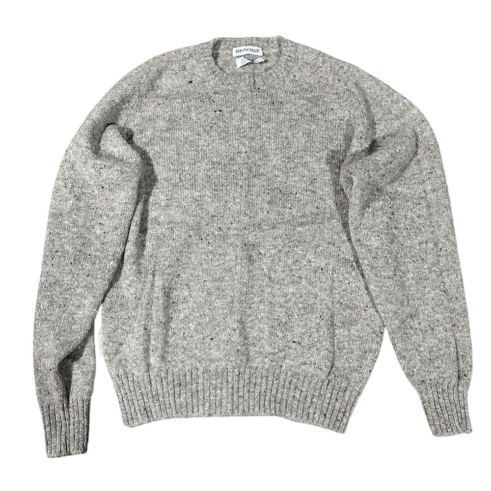 Vintage Breamar Sweater Men's Large 100% Shetland Wool Made in Scotland